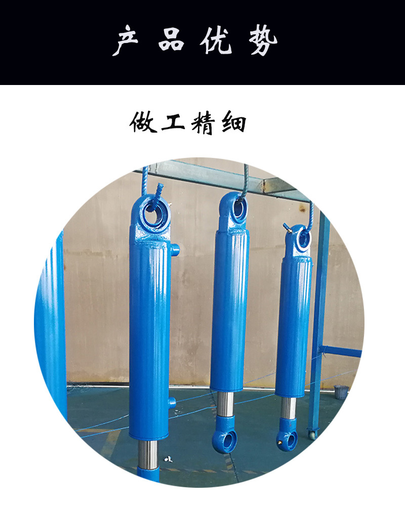 魯鑫 供應(yīng)柳州SJYG90/60-800機(jī)械擺動(dòng)雙出桿液壓油缸示例圖5