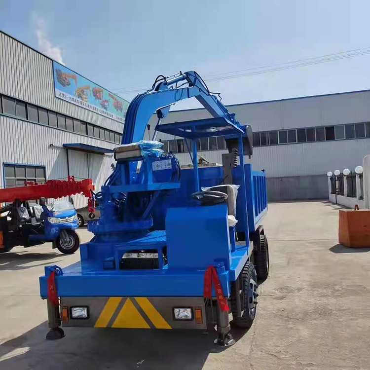 四驅自卸隨車挖 6-20噸四驅隨車挖 翔云 四不像挖掘裝載機 廠家定制