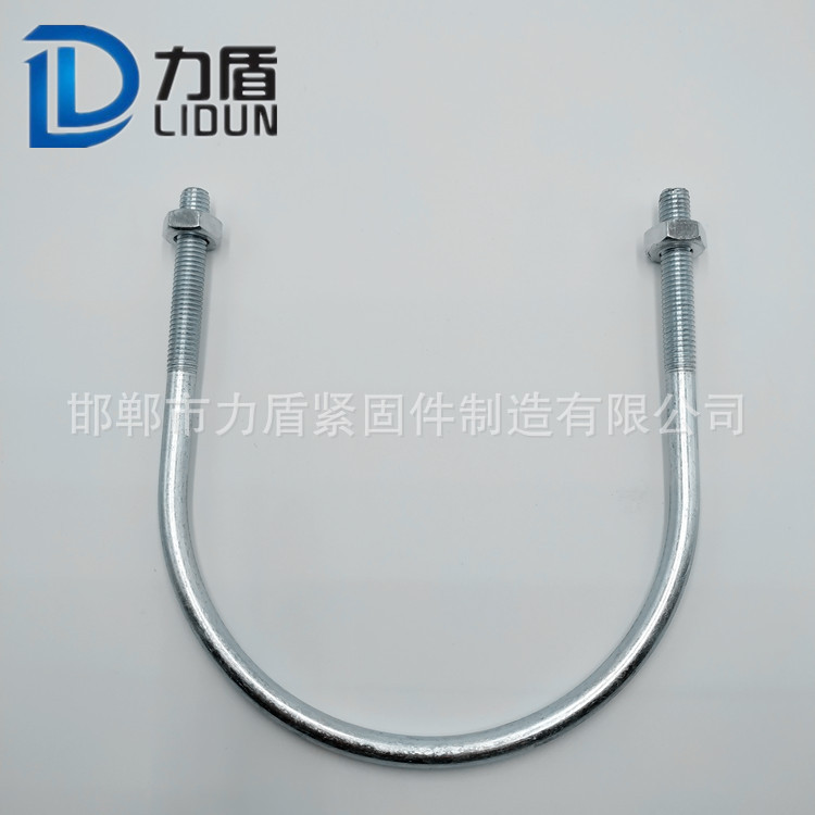 廠家現貨批發 U型管卡 消防管道卡 天然氣管道螺栓 鍍鋅U型螺絲示例圖5