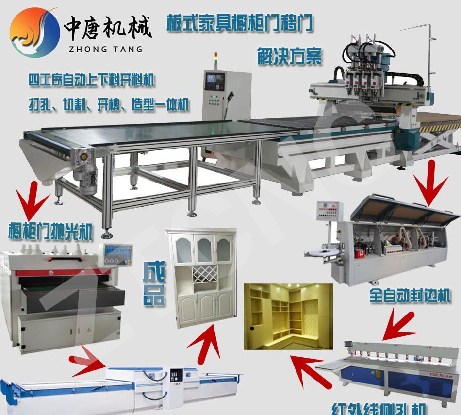 板式數(shù)控開(kāi)料機(jī)  移門(mén)柜門(mén)櫥柜板式家具開(kāi)料機(jī)示例圖2