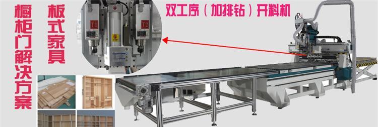 板式數(shù)控開(kāi)料機(jī)  移門(mén)柜門(mén)櫥柜板式家具開(kāi)料機(jī)示例圖4