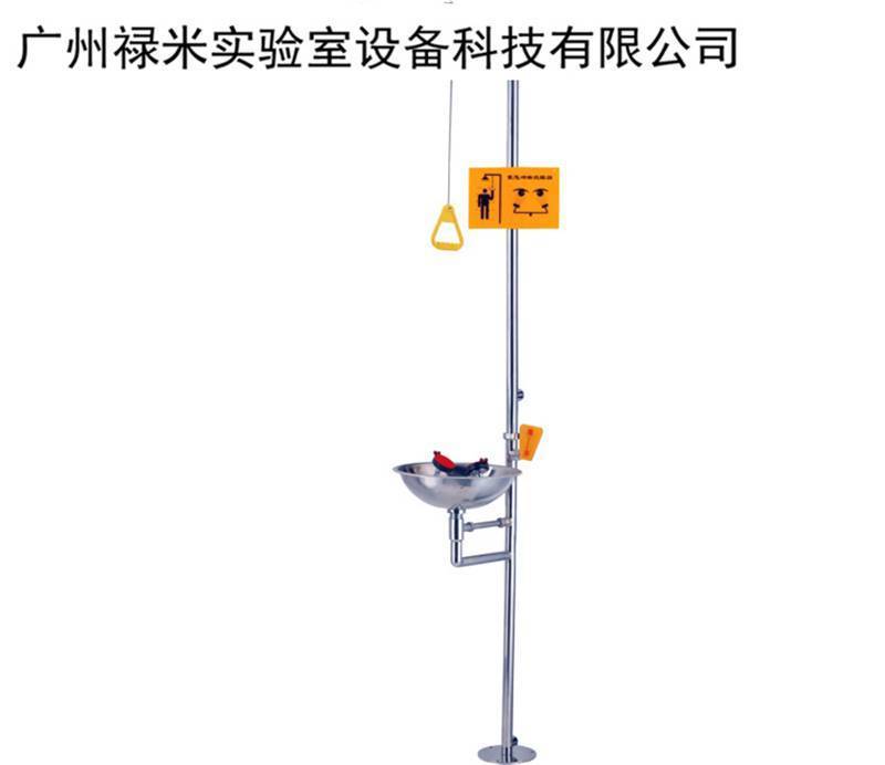 供應 現貨復合式洗眼器 不銹鋼緊急沖淋洗眼器 緊急淋浴器示例圖1