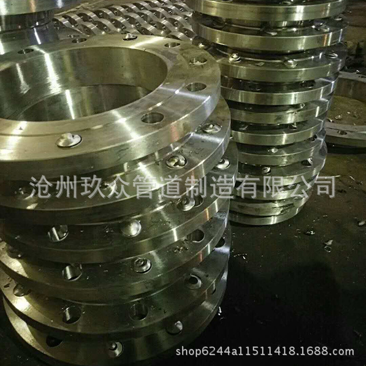 河北滄州高質(zhì)量法蘭盤 優(yōu)質(zhì)鍛打平面碳鋼 國標(biāo)鍛打法蘭片示例圖4