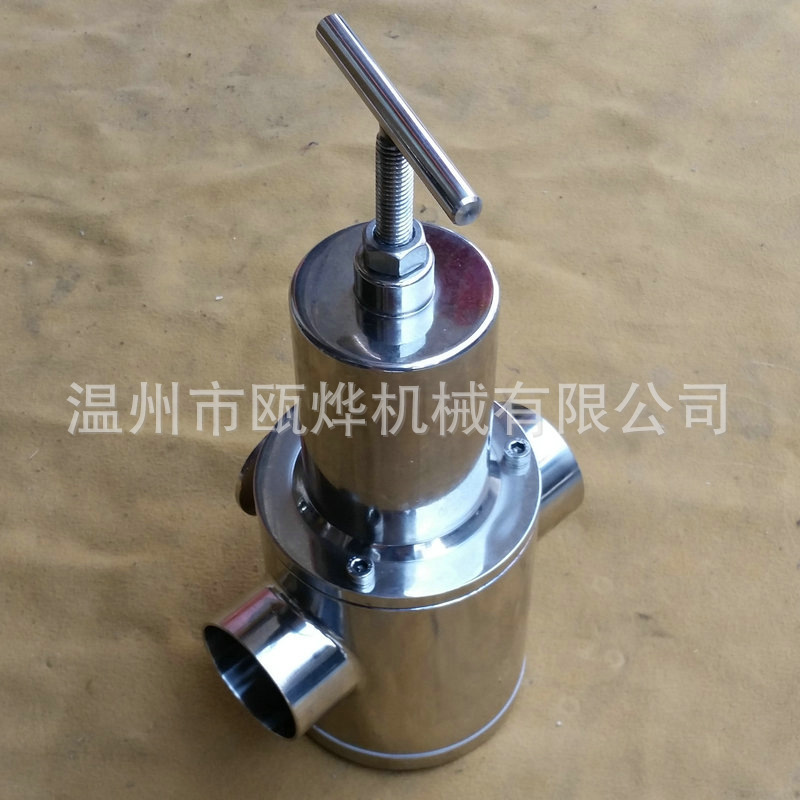 可調(diào)節(jié)焊接減壓閥 不銹鋼空氣蒸汽水減壓閥 316L衛(wèi)生級焊接安全閥示例圖97