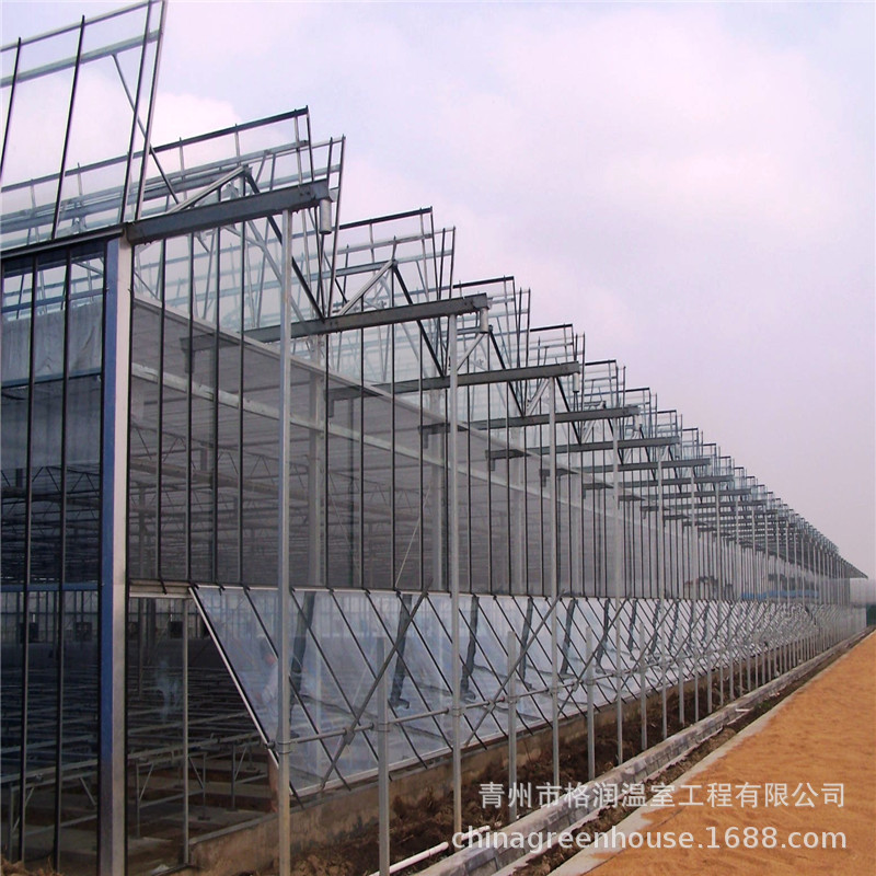 濰坊玻璃大棚玻璃溫室暢銷 智能化會種植溫室龍骨建設 溫室設計示例圖5
