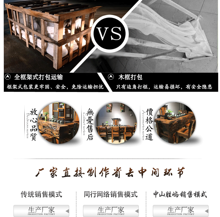 老船木茶桌椅組合藝茶桌功夫泡茶桌實木原木茶桌組合仿古中式家具示例圖21