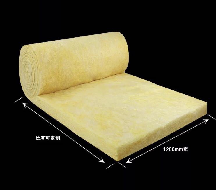 廠家供應(yīng)玻璃密卷氈環(huán)保/隔熱/防火隔音保溫棉氈玻璃纖維棉貼鋁箔示例圖2