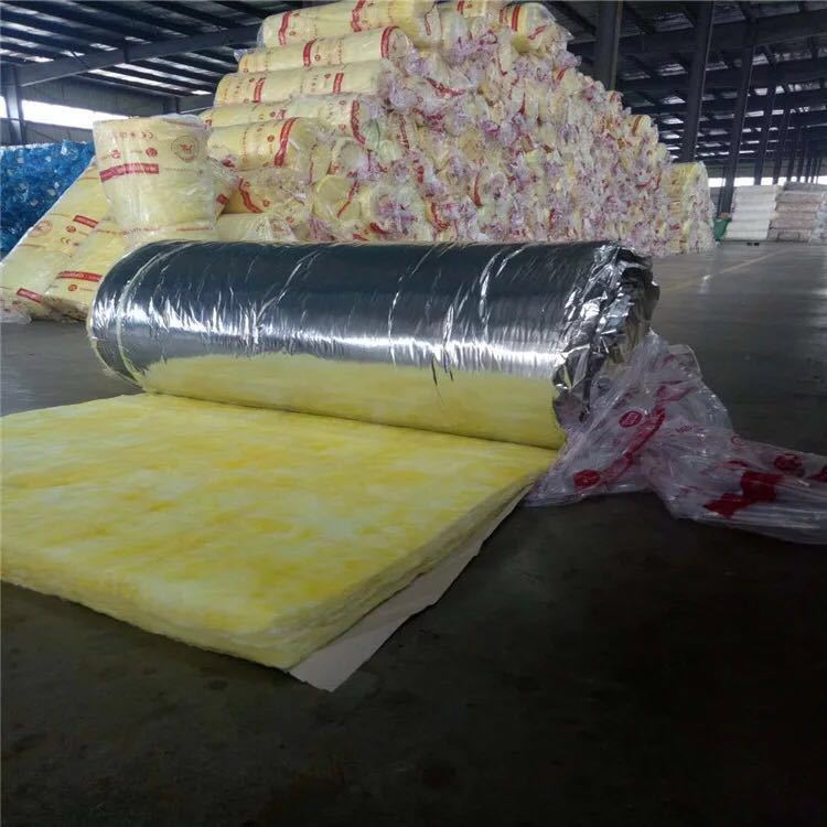 廠家供應玻璃密卷氈環保/隔熱/防火隔音保溫棉氈玻璃纖維棉貼鋁箔示例圖11