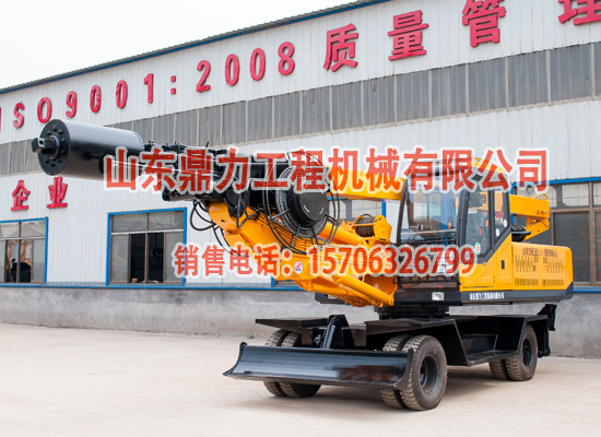 旋挖鉆機(jī)_小型旋挖鉆機(jī)_輪式旋挖鉆機(jī)-鼎力輪式旋挖鉆機(jī)示例圖1