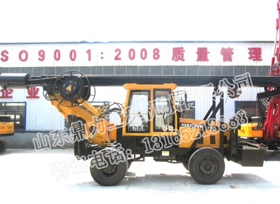 云南輪式180旋挖鉆機_ 旋挖機_小型旋挖鉆機_打樁機_打井機--鼎力示例圖2