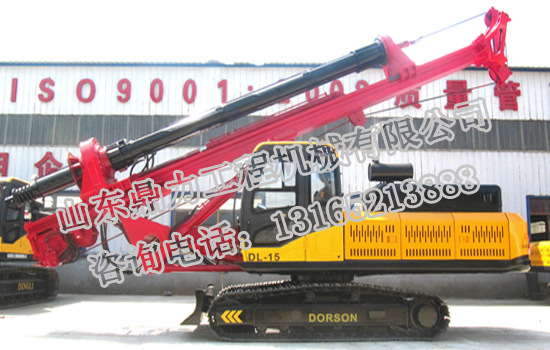 江西DS-15旋挖鉆機_ 旋挖機_小型旋挖鉆機_打樁機--山東鼎力示例圖1