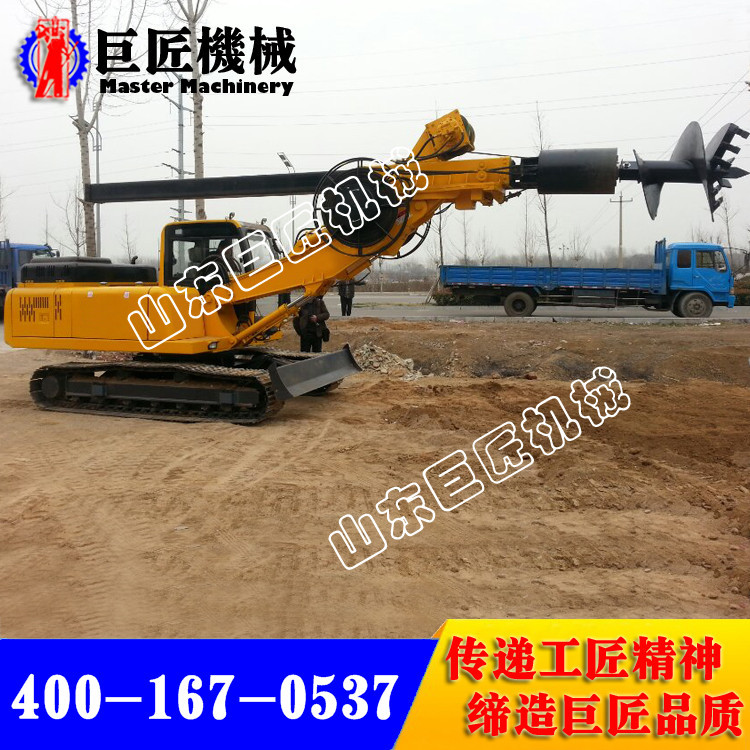 供應22米履帶方桿旋挖鉆機  山東巨匠包教包學會操作示例圖7