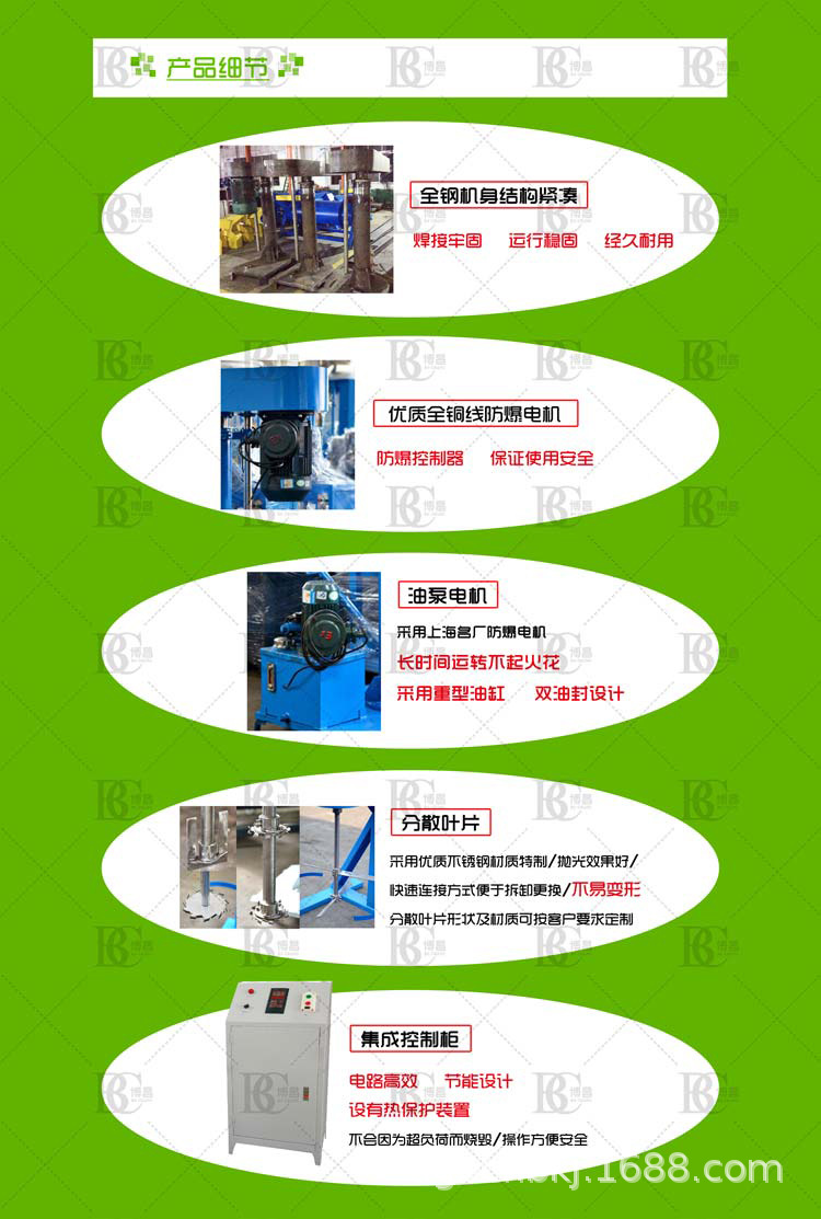 廠家供應4KW乳液高速分散機 全銅線電機馬力足示例圖6