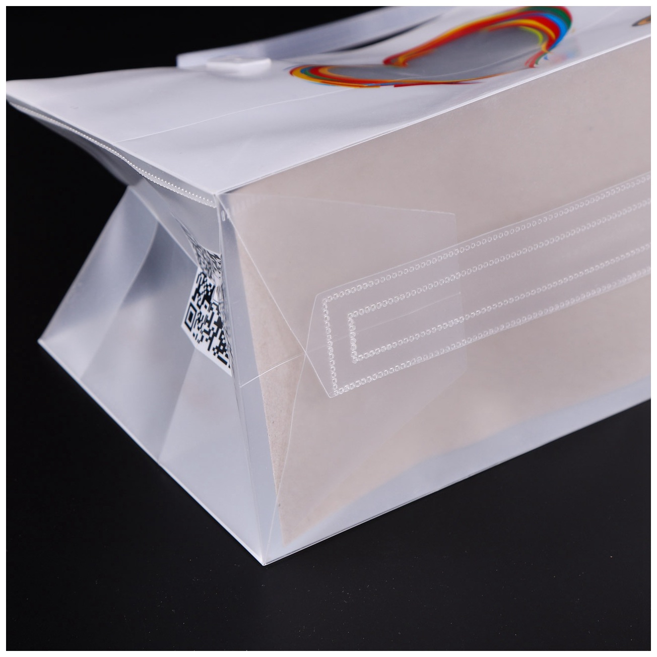 廠家直供彩色UV印刷磨砂透明購物通用禮品pp塑料手提包裝袋印logo示例圖8