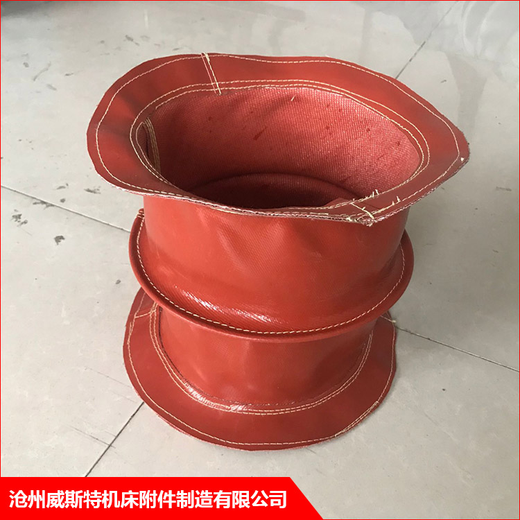 涂布設備高溫通風軟接口 防火軟連接 威斯特 防火耐高溫通風伸縮式風管 廠家直供