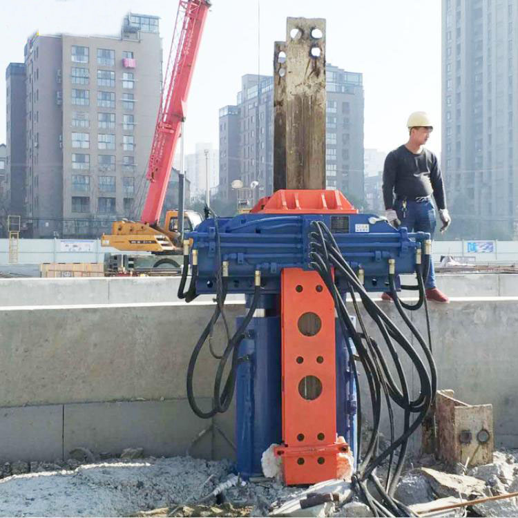 酒泉工法H型鋼拔樁機 拔工法h型鋼液壓拔樁 派信拔型鋼機械