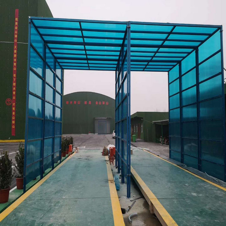 綠森供應工地刷車池,工地刷車槽,工地洗車槽安裝