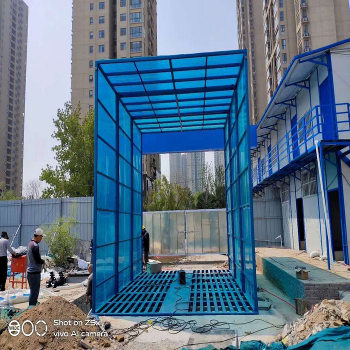 綠森供應工地刷車池,工地刷車槽,工地自動洗車設備施工