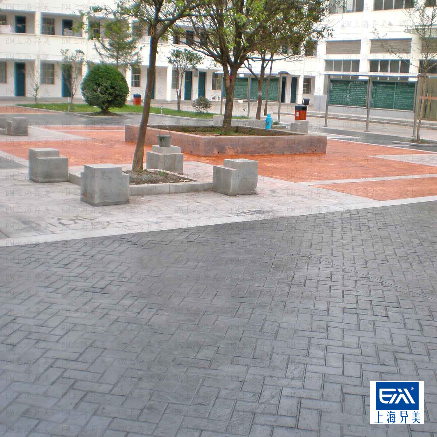 家庭院子膜壓路面面漆，全國物流配送
