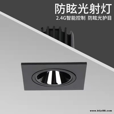 LED射燈 雙頭射燈格柵無主燈 玖恩燈具