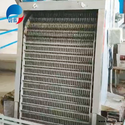 蔚藍 屠宰廠污水撈毛機 回轉式格柵除污機 土格柵 JXGS1043不銹鋼細格柵