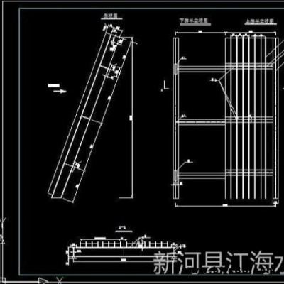 江海直銷攔污柵 平面型鋼格柵 鋼制格柵 水電站攔污柵機械及行業設備