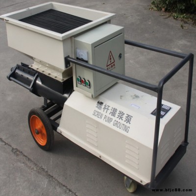 福建注漿加固設備螺桿式水泥砂漿灌漿泵  輸送無脈沖螺桿式沙漿注漿泵  砂漿輸送泵螺桿泵
