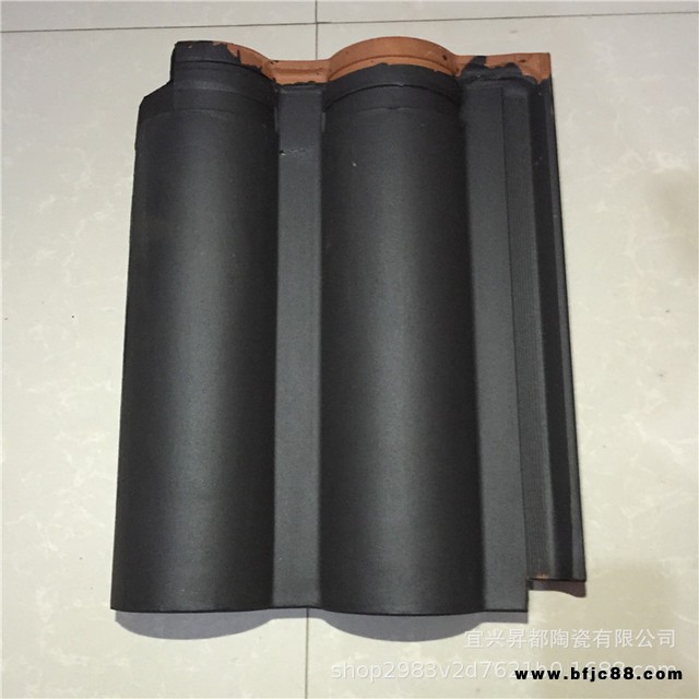 宜興雙筒瓦，黑色屋面瓦，徽派琉璃瓦 ，仿古建筑瓦， 廠家批發優惠雙筒瓦