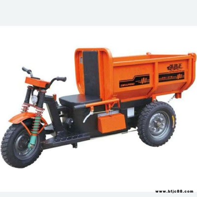 卡博恩工程拉磚石灰三輪車 灰漿載重三輪車 工地電動三輪車 電動自卸電三輪