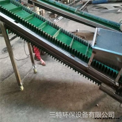三特環保供應 橡膠防滑皮帶輸送機 砂石土料皮帶機 礦石運輸傳送機