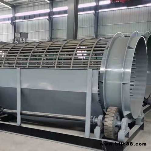 新保農 可支持定制 無軸垃圾滾筒篩 多種型號建筑砂石震動滾筒篩