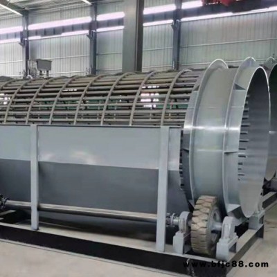 新保農 可支持定制 無軸垃圾滾筒篩 多種型號建筑砂石震動滾筒篩