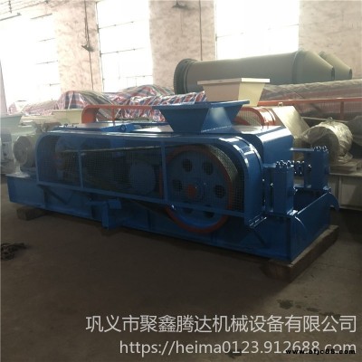 聚鑫騰達 河道石料對輥破碎機 400*250型小型砂石骨料破碎機 建筑石料對輥式破碎機
