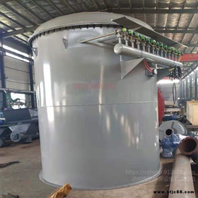 石膏廠96袋除塵器 旋風除塵器 圓形120袋布袋除塵器 宏億環(huán)保