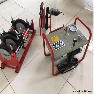 德慶pe管手搖單柱熱熔機 63-200手搖雙柱熱熔機 pe焊管機 山東創銘