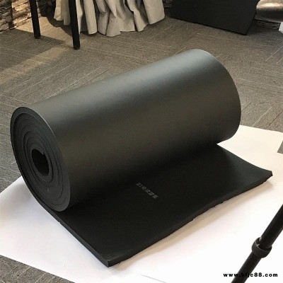b1級阻燃隔音橡塑板 新皓防火隔音橡塑海綿板30mm鋁箔貼面橡塑板  華美