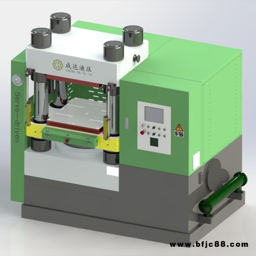四柱油壓機(jī) 高精度油壓機(jī) YB31-500SE伺服四柱油壓機(jī) 500噸伺服液壓機(jī)   粉末冶金液壓機(jī)