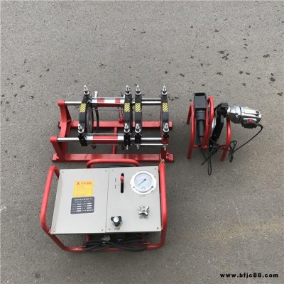 鑫隆熱銷液壓半自動對接焊機 90-250水管熔接器 PE雙柱四環液壓熱熔焊機