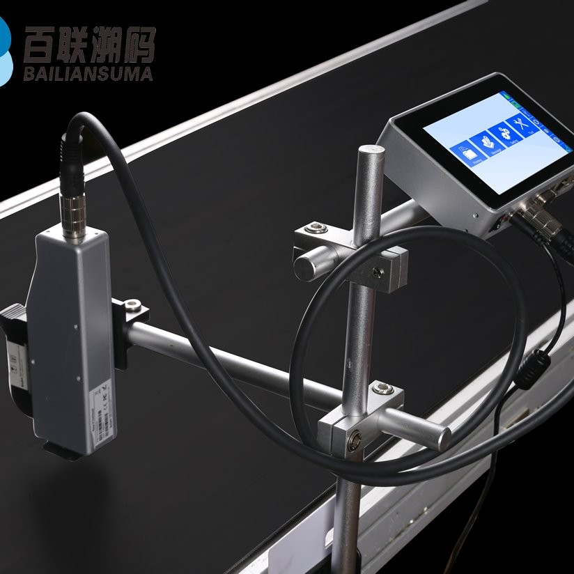 百溯智能E1S免費(fèi)打樣  提供現(xiàn)貨熱發(fā)泡口罩噴碼機(jī)  熱發(fā)泡口罩噴碼機(jī)  N95口罩噴碼機(jī) 高解析噴碼機(jī)口罩印字機(jī)