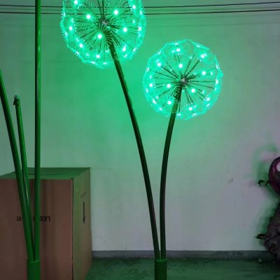 蒲公英景觀燈安裝視頻戶外景觀大型蒲公英燈裝置銘星工廠專業(yè)生產