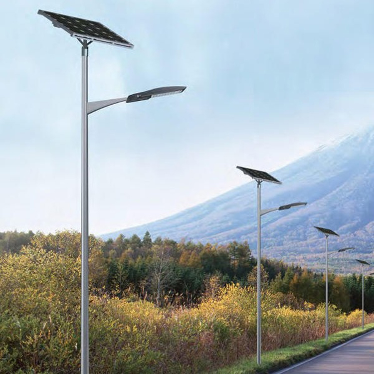 張家口6米60瓦led太陽(yáng)能路燈 農(nóng)村路燈40瓦led接電	廠家推薦
