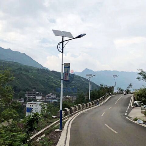 張家口6米60瓦led太陽(yáng)能路燈 農(nóng)村路燈40瓦led接電	廠家推薦