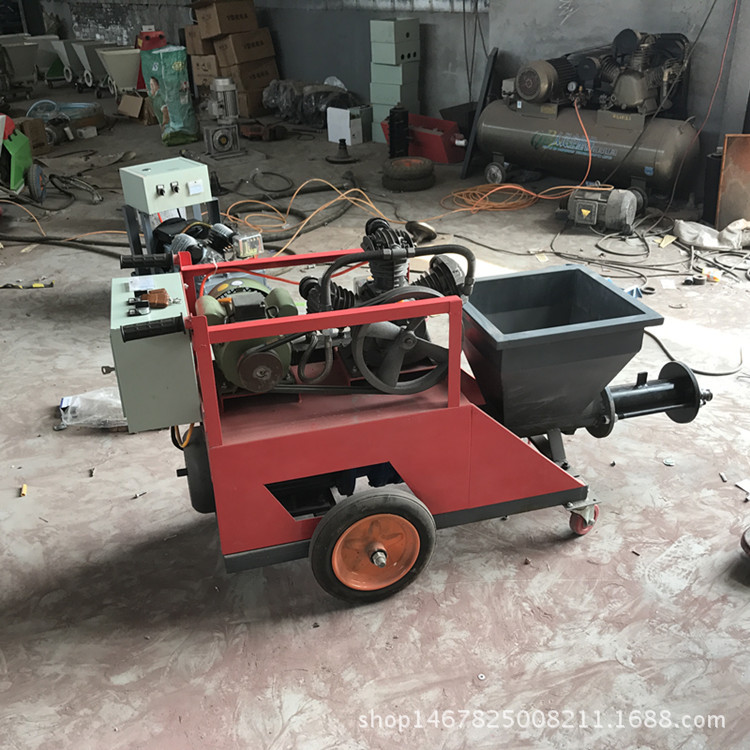 主營新款多功能小型膩子噴涂機 水泥石灰砂漿噴涂機 自動噴涂機示例圖5