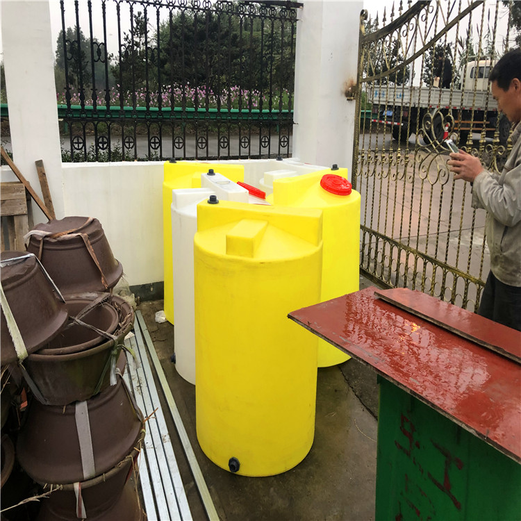 500L環(huán)保塑料攪拌桶  祥盛500升石灰攪拌罐 500L污水處理加藥桶