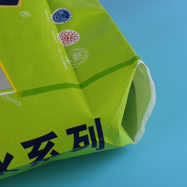 彩印綠色復合pp塑料方底化工閥口袋 石膏膩子粉體顆粒編織包裝袋示例圖9