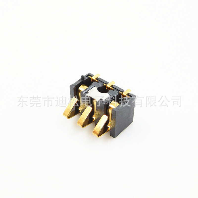 DISONG電池連接器間距2.5PH高度4.5H帶柱無柱BC-2-307系列電池座示例圖7