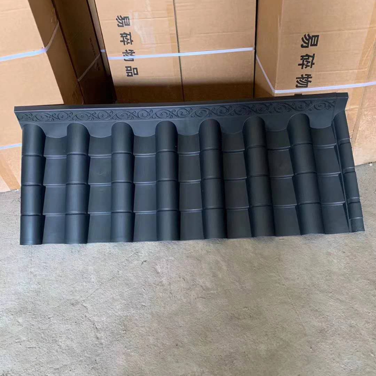 應城可延伸仿古一體瓦大量現貨  鼎崇樹脂屋檐裝飾一體瓦大量現貨