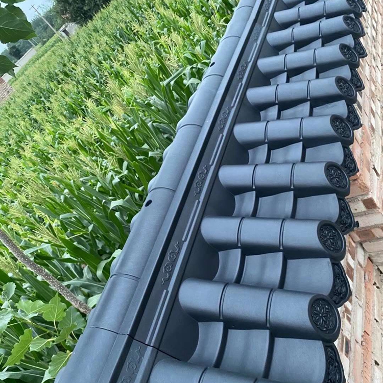 應城可延伸仿古一體瓦大量現貨  鼎崇樹脂屋檐裝飾一體瓦大量現貨